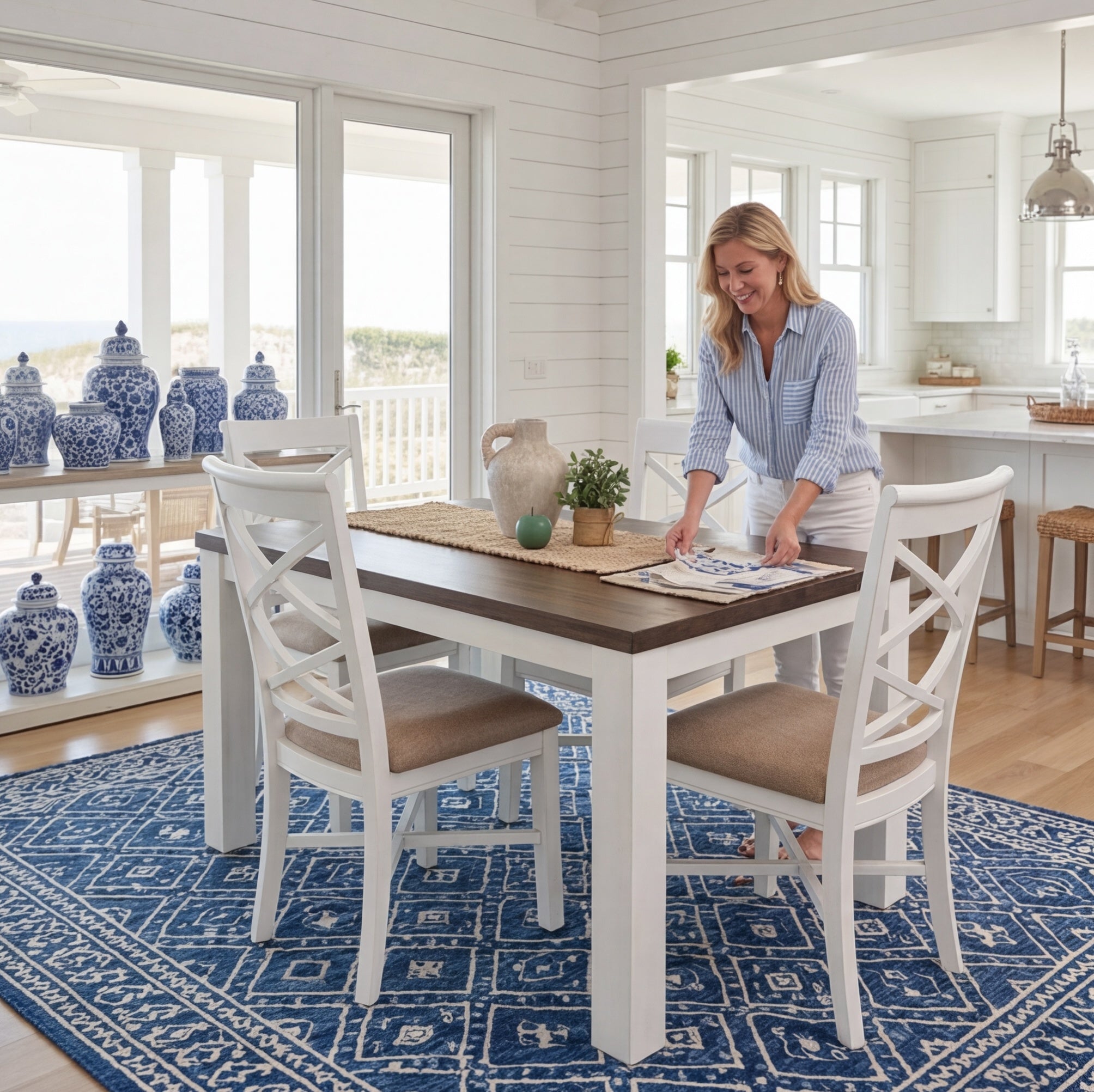 Hamptons  5 Piece Dining Package