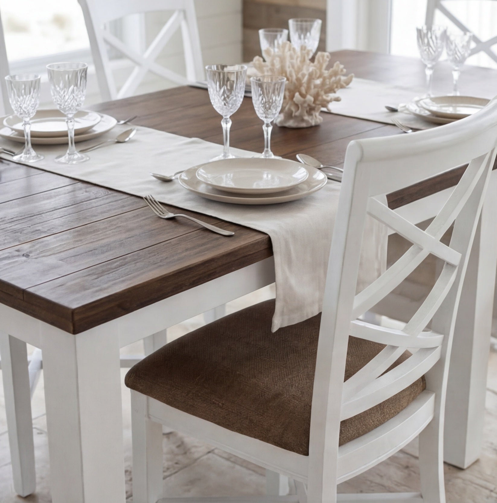 Hamptons 190cm Dining Table