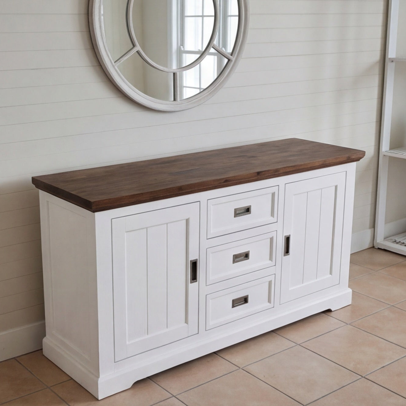 Hamptons Buffet In Two Tone Finish