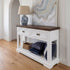 Hamptons Hall Table With Drawers In Two Tone Finish