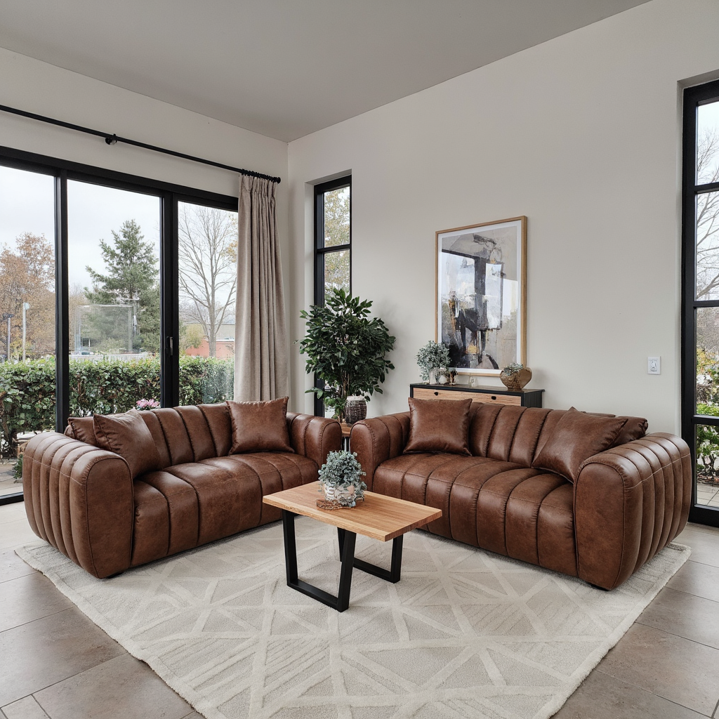 Harvey 3+2 Seater Package In Tan