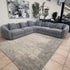 Crescent Corner Lounge In Grey