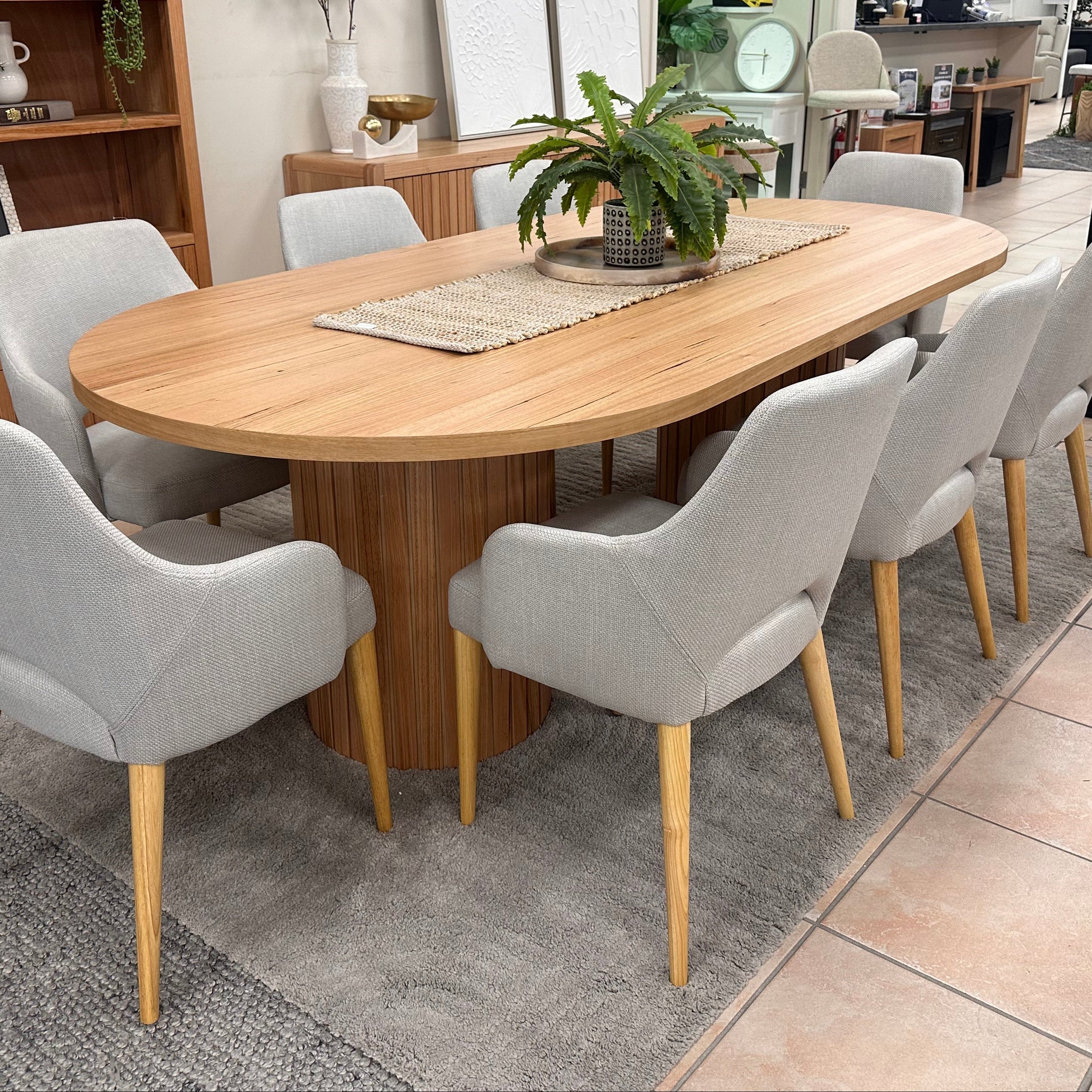 Morocco 9 Piece Package with 240cm Table