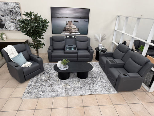 Bailey 3+2+1 With Dual Motors In Grey