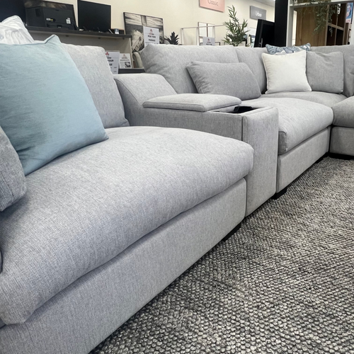 Emerson 6 Piece Modular In Light Grey