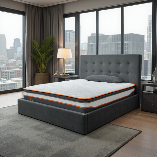 Stuart double in charcoal