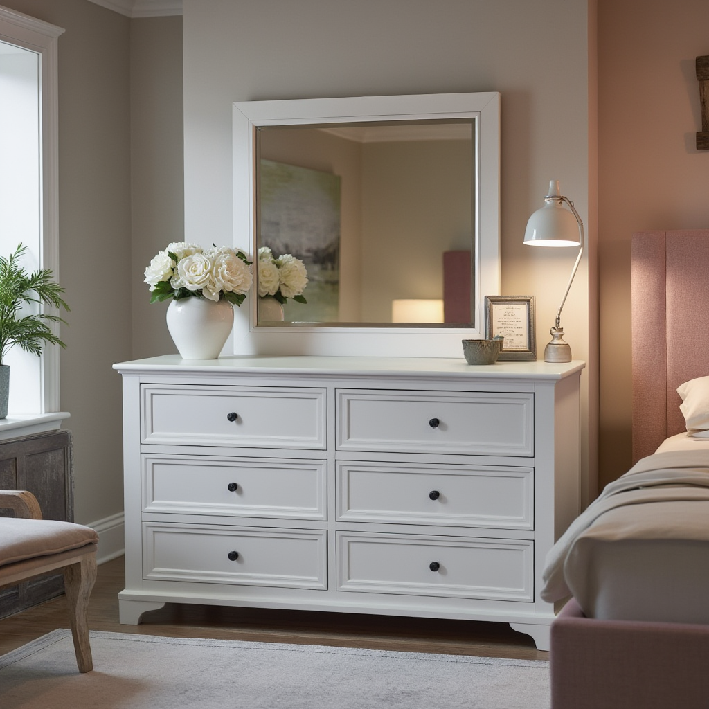 Cardona Dressing Table With Mirror