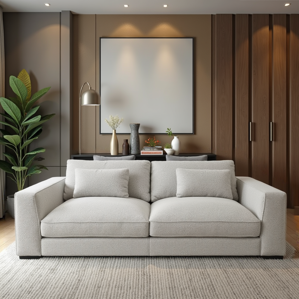 Justine 2 Seater In Salt & pepper