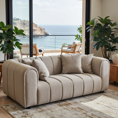 Estella 2 Seater Sofa In Sandy beach