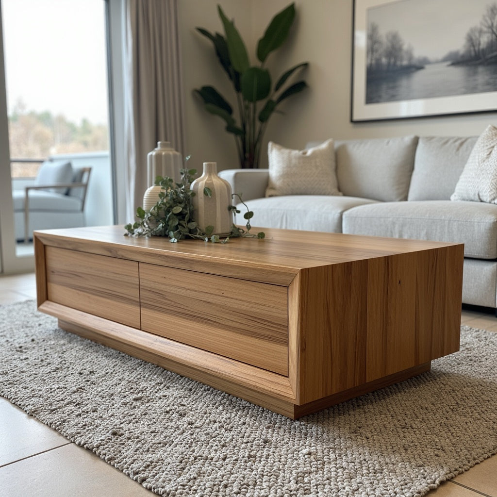 Sussex Coffee Table In Australian Blackbutt Timber
