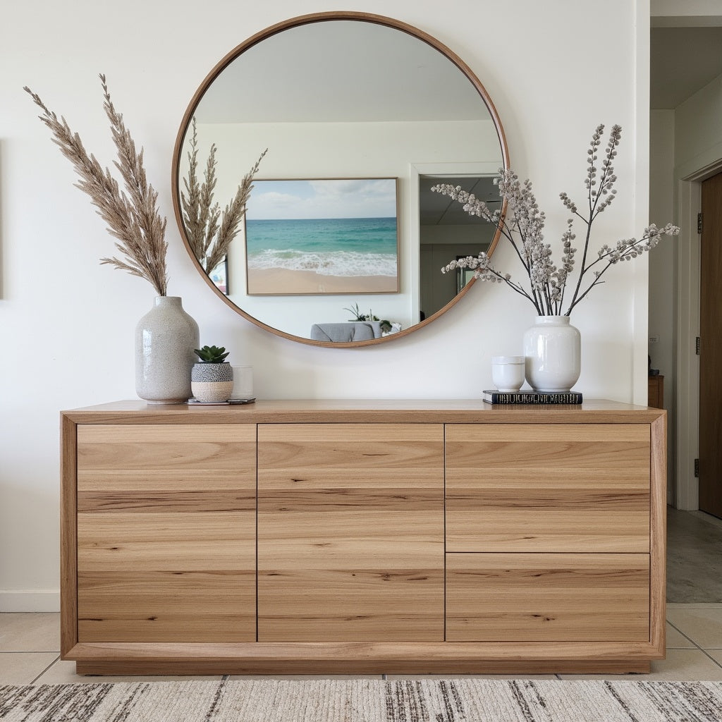 Sussex 1800 Buffett In Australian Blackbutt Timber