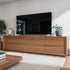 Sussex 220cm Long TV Unit In Australia Blackbutt Timber