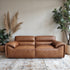 Phillipe 2 Seater Sofa In Tan Leather