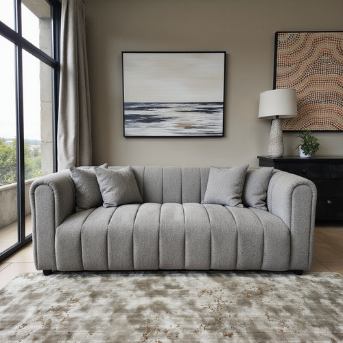 Estella 3 Seater Sofa In Cloudy Grey