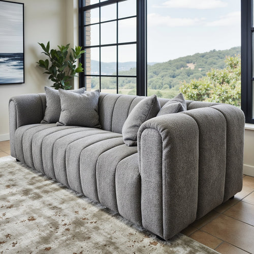 Estella 3 Seater Sofa In Cloudy Grey