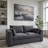 Justine 2 Seater In Charcoal