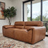 Phillipe 2 Seater Sofa In Tan Leather