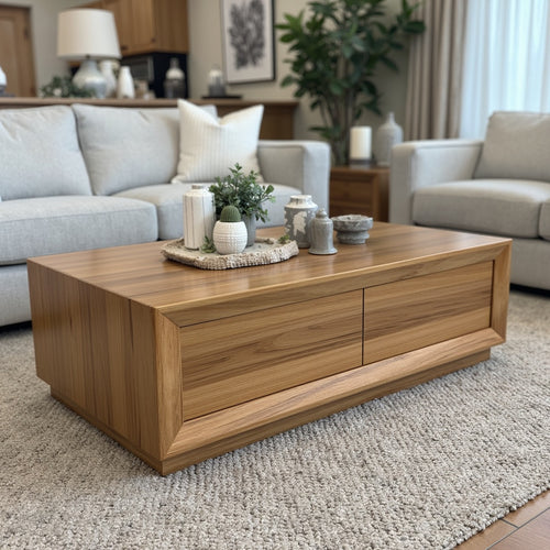 Sussex Coffee Table In Australian Blackbutt Timber
