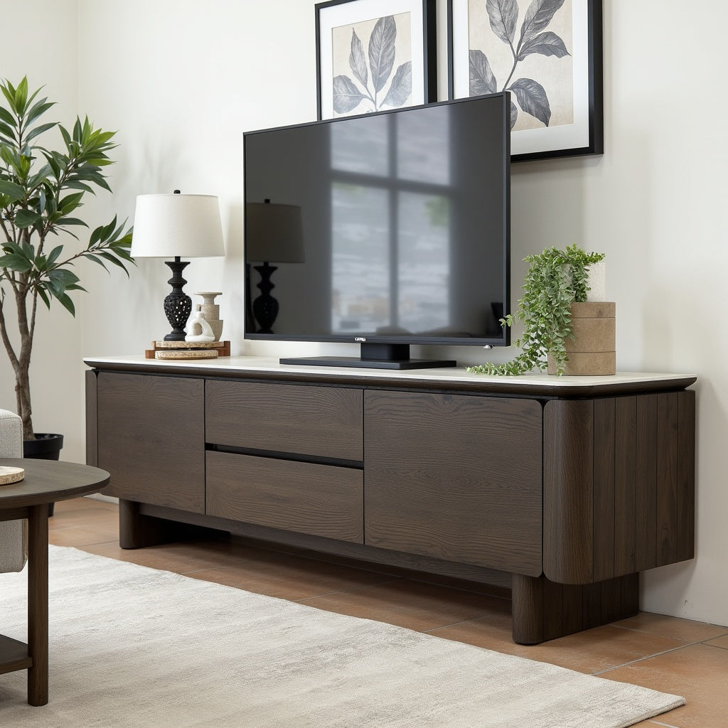 Capri 220cm Ceramic TV Unit