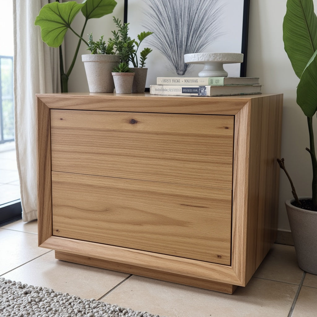 Sussex Lamp Table In Australian Blackbutt Timber