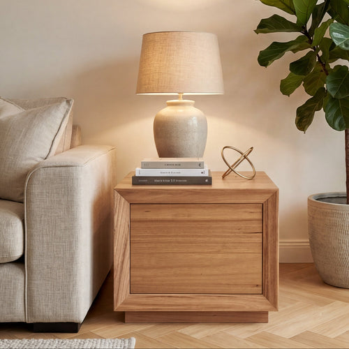 Sussex Lamp Table In Australian Blackbutt Timber