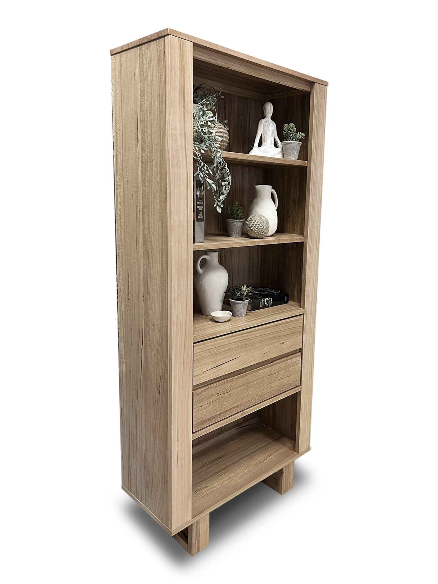 Broadway Bookcase in Australian Messmate Our Furniture Warehouse