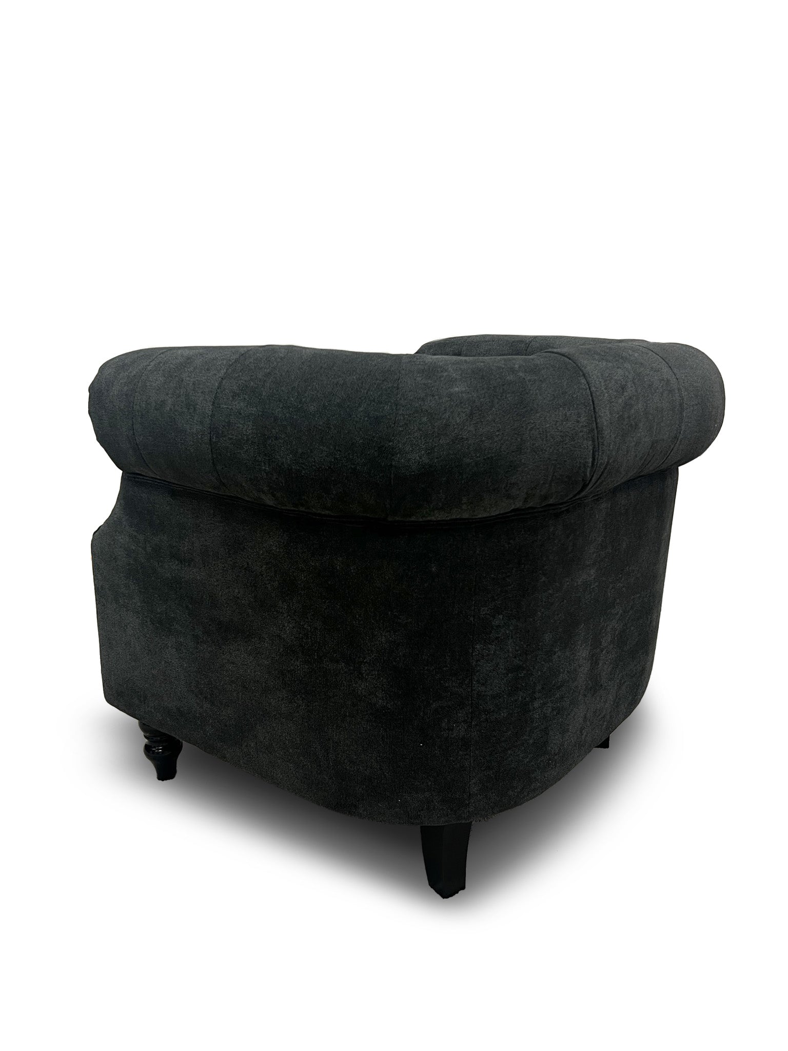 Belle accent chair in black
