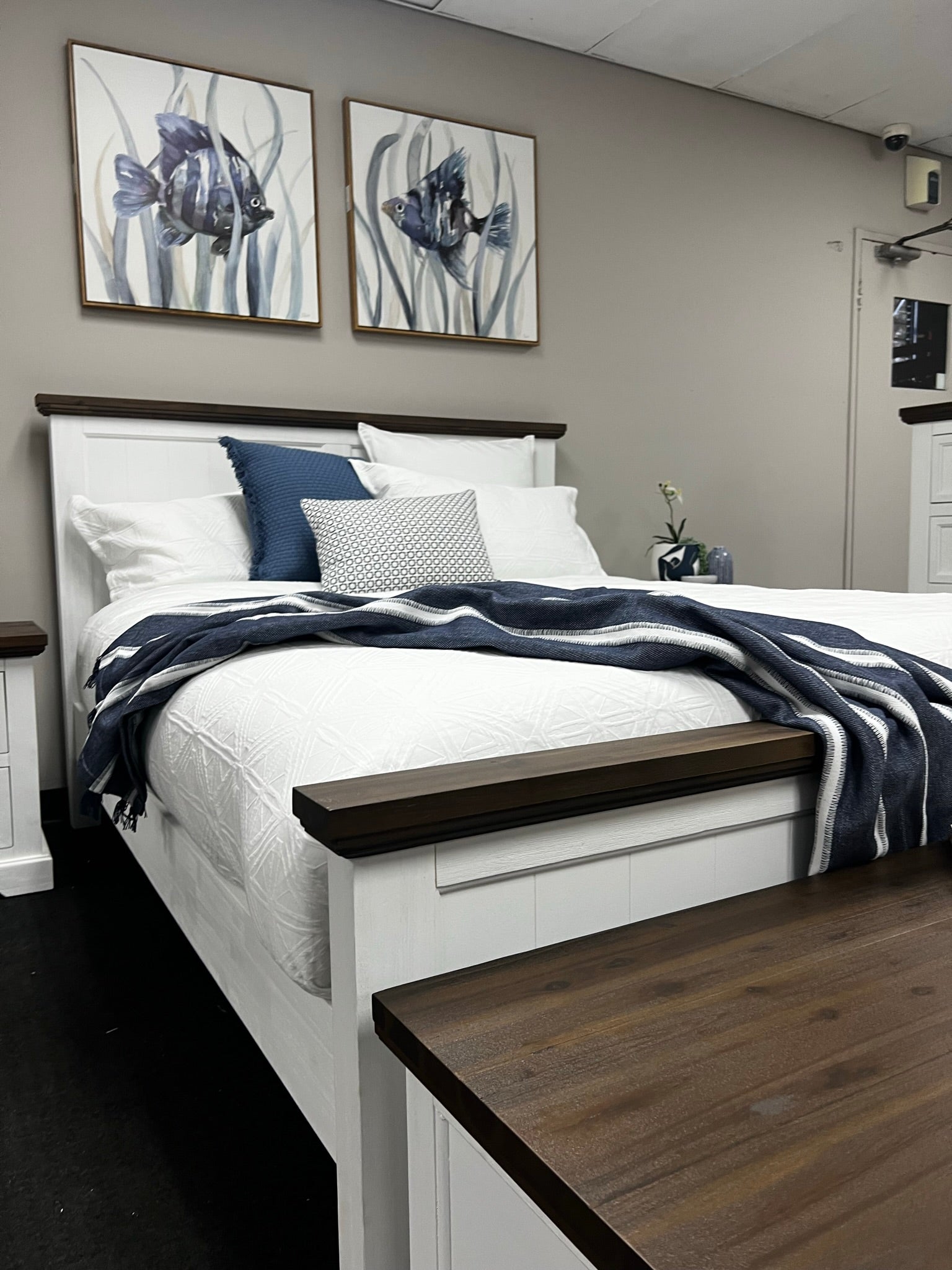 Hamptons 4 Piece King Bedroom Package With Tallboy