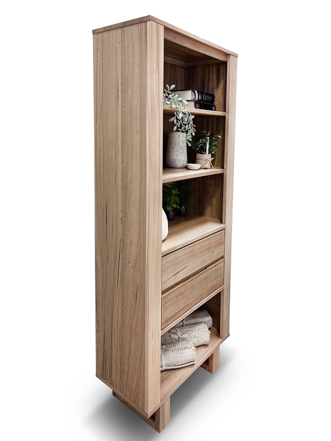 Broadway Bookcase in Australian Messmate Our Furniture Warehouse