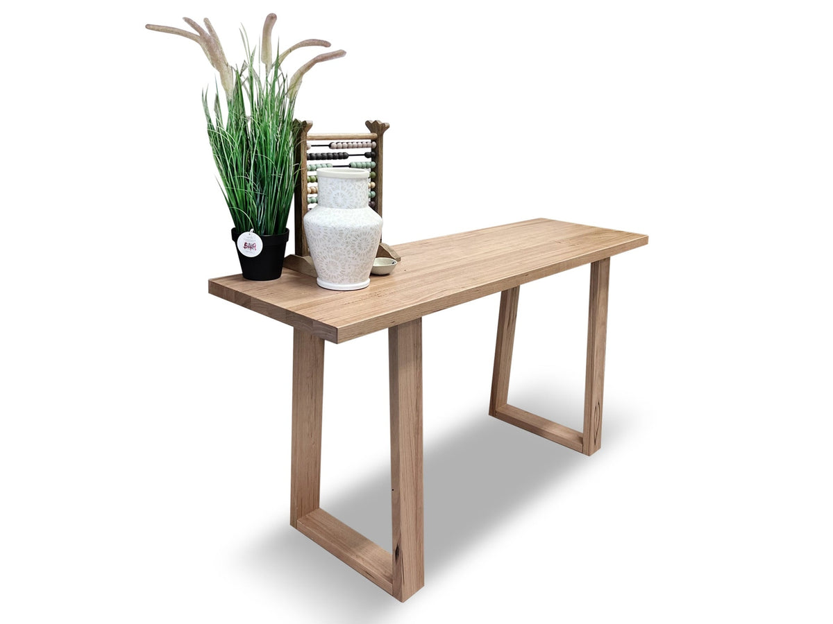 Broadway Hall Table in Australian Messmate Our Furniture Warehouse