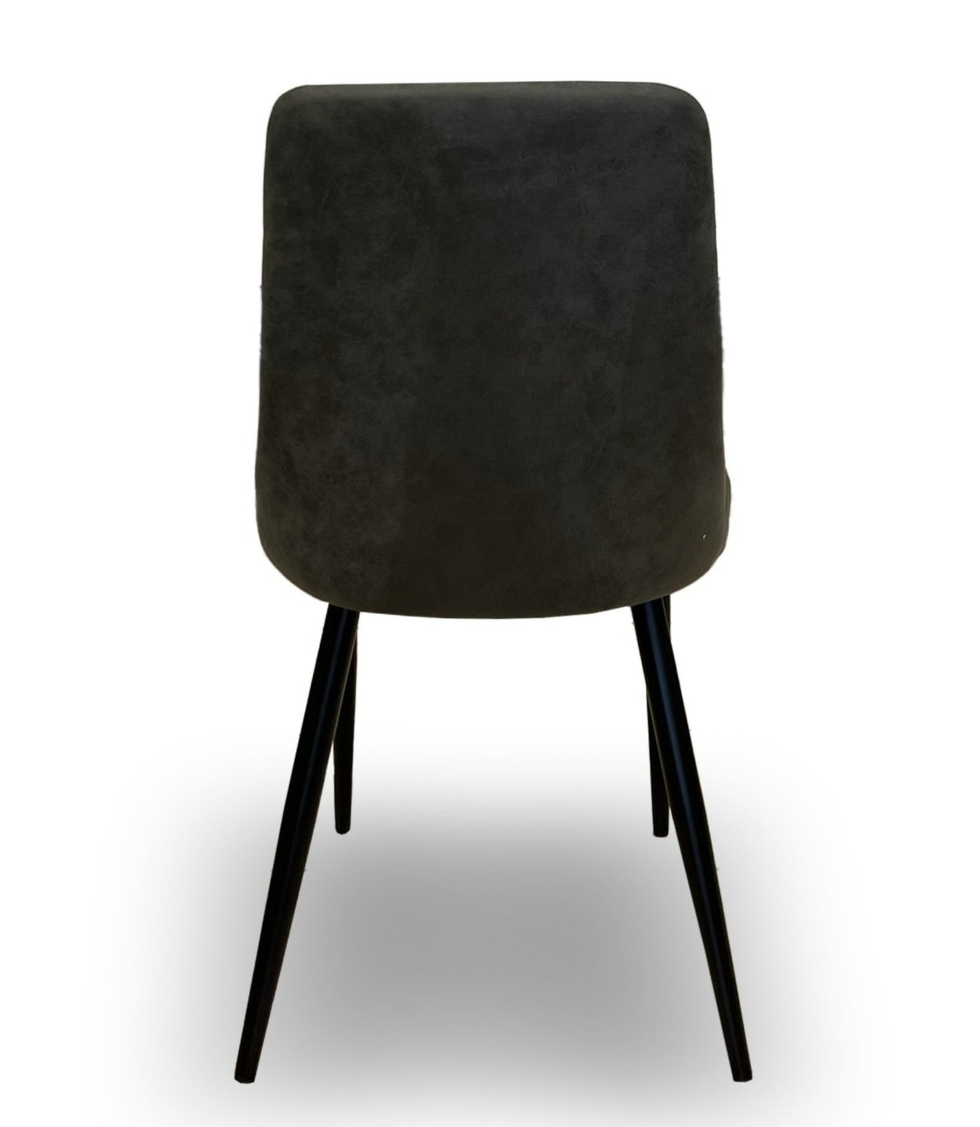 Carlos dining chair in dark grey Our Furniture Warehouse