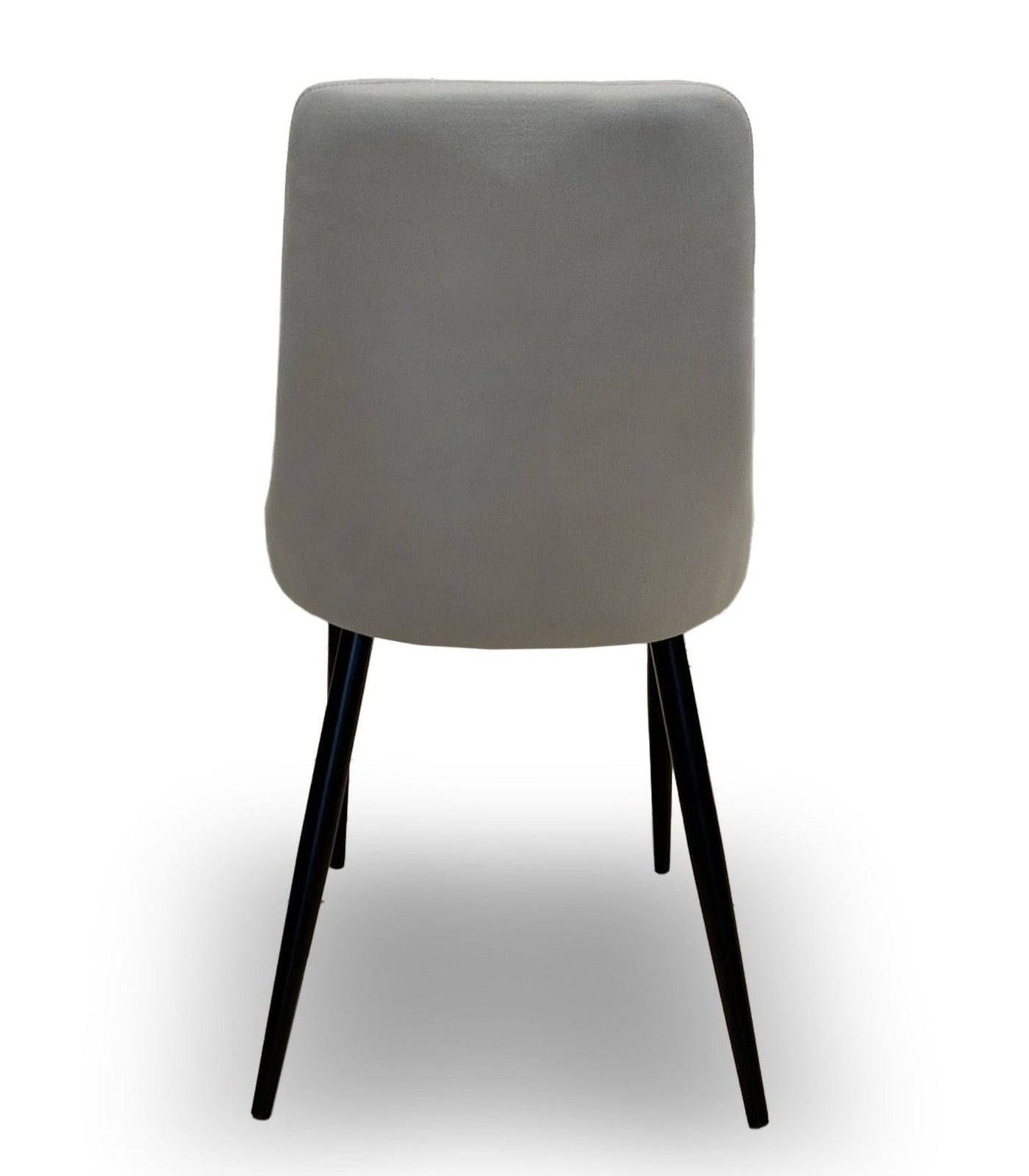 Carlos dining chair in light grey Our Furniture Warehouse