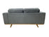 Concord 2 seater sofa with timber base - LOUNGE