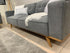 Concord 2 seater sofa with timber base - LOUNGE
