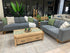 Concord 3 seater sofa with timber base