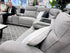 Robinson Triple Electric Recliner Suite In Light Grey