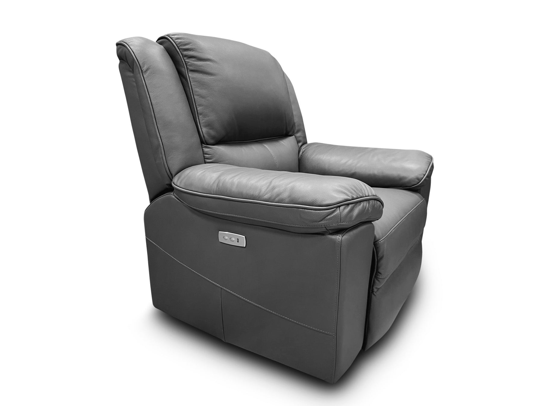 Michigan 3+1+1 Graphite Leather Our Furniture Warehouse