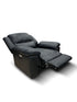 Michigan recliner in premium thick black leather