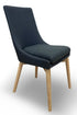 Milano Chair In Charcoal With Natural Leg