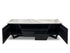 Mintaro 2 door 2 drawer tv unit with marble top and black oak