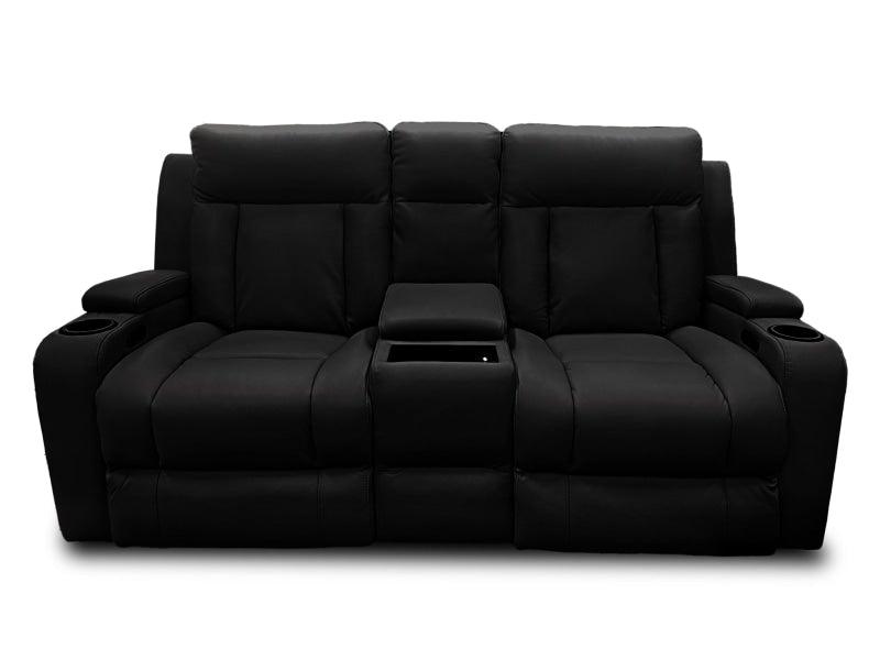 Nexus 2+1+1 Sofa Package In Black Leather