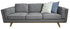 Talia 3 seater Sofa in Grey Fabric
