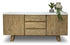 Toledo Concrete and Brushed Acacia Buffet