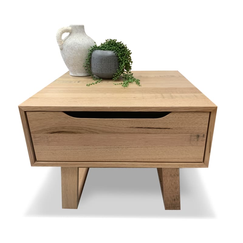 Trinidad 1 drawer lamp table in solid Tasmanian oak - OCCASIONAL