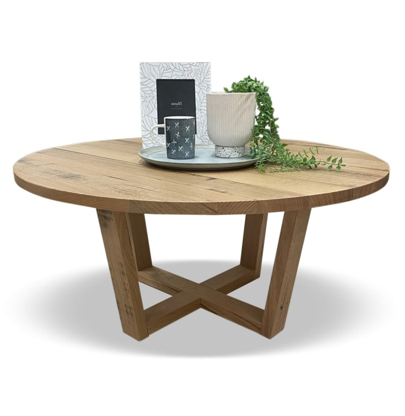 Trinidad round coffee table Tasmanian oak