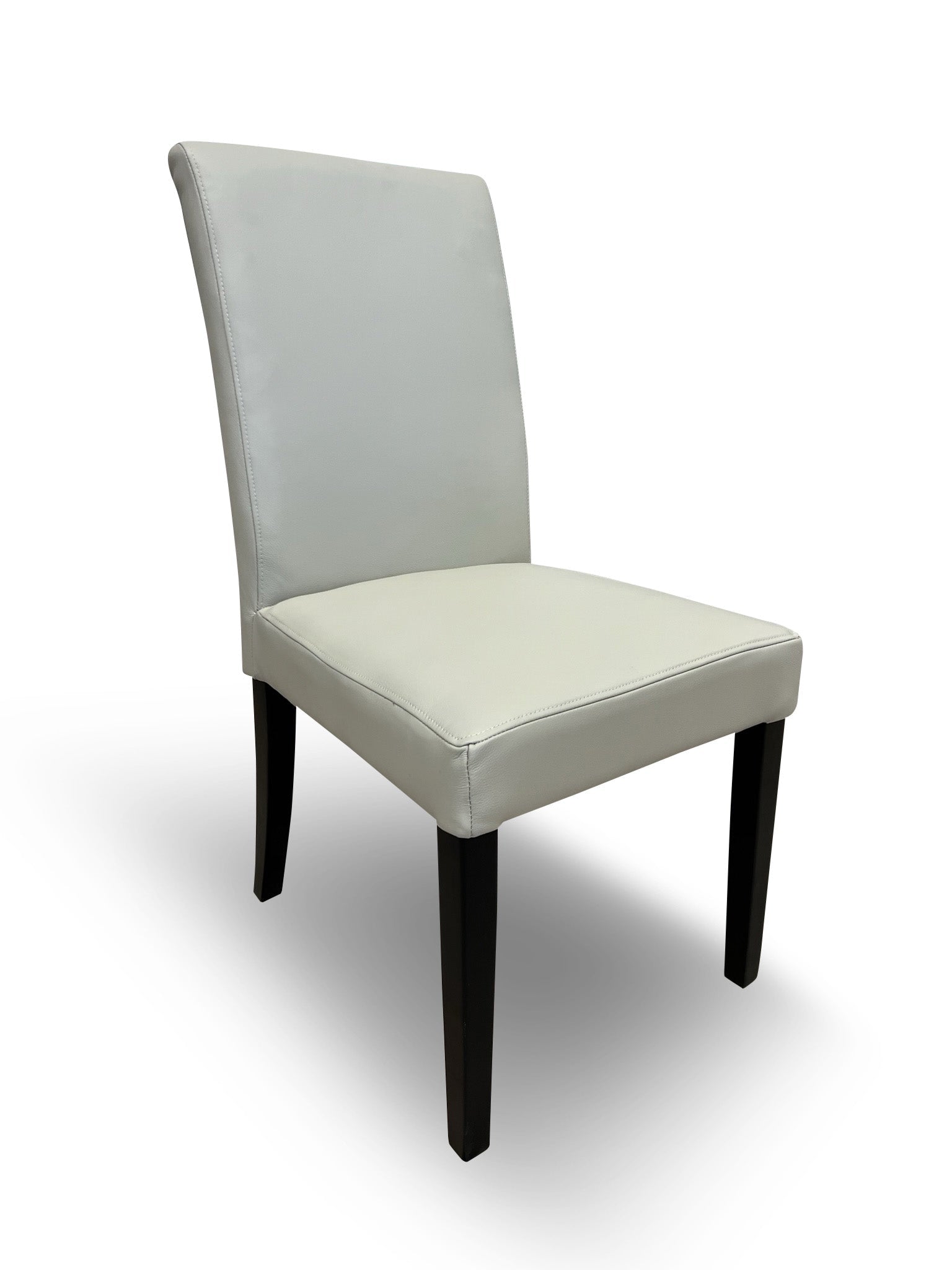 Vancouver 100% Leather Chair In Stone